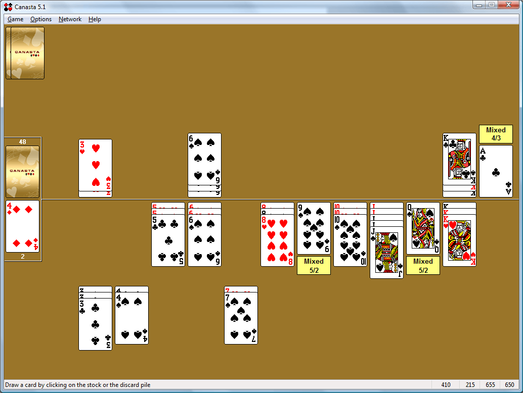 Canasta for Windows - Fun version of classic Canasta card game